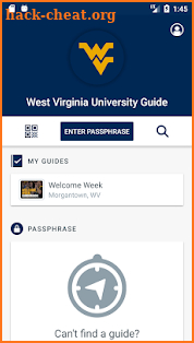 West Virginia University Guide screenshot