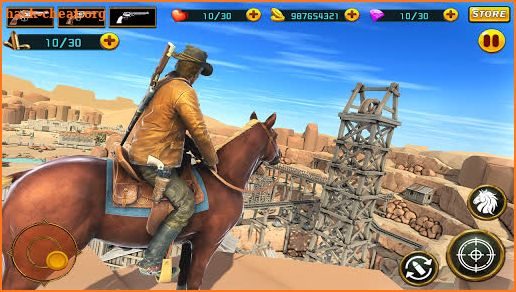 Western Cowboy Gunfighter - Cowboy Shooting Game screenshot