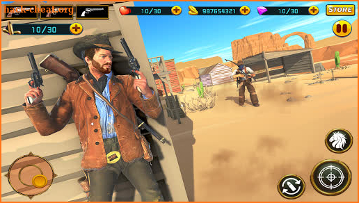 Western Cowboy Gunfighter - Cowboy Shooting Game screenshot