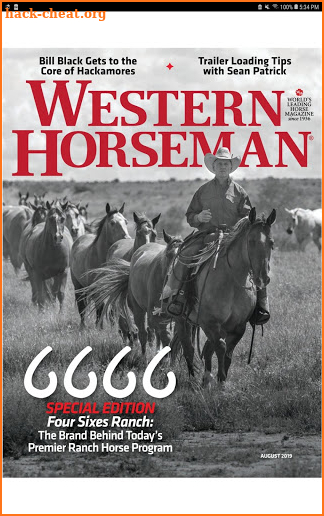 Western Horseman Magazine screenshot
