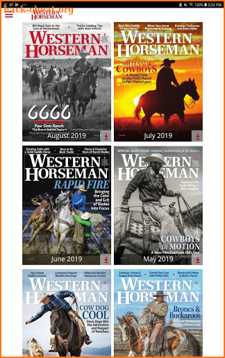Western Horseman Magazine screenshot