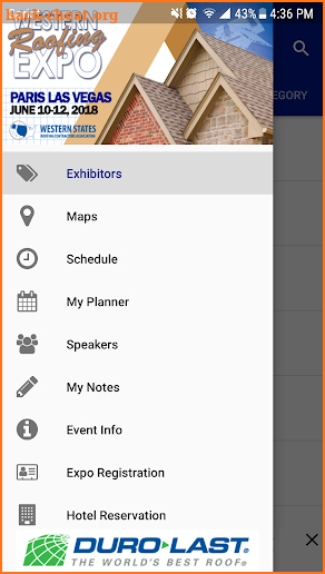 Western Roofing Expo 2018 screenshot