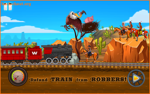 Western Train Driving Race screenshot