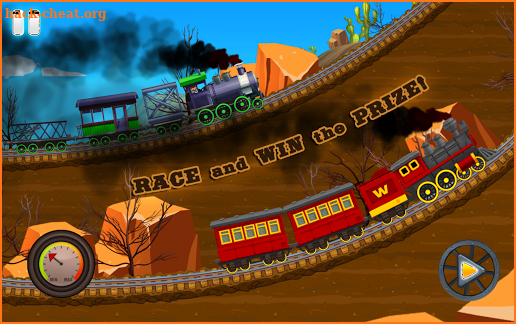 Western Train Driving Race screenshot