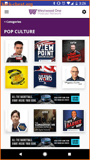 Westwood One Podcasts screenshot