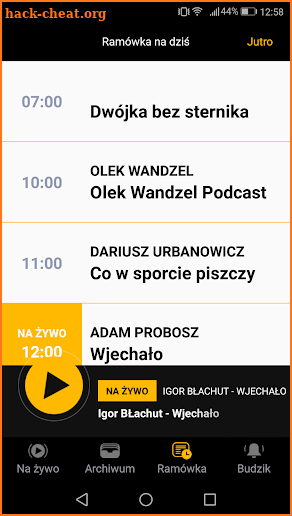 WeszloFM screenshot
