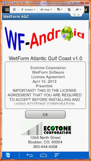 WetForm AGC screenshot