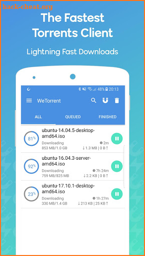 WeTorrent - Torrent Downloader screenshot