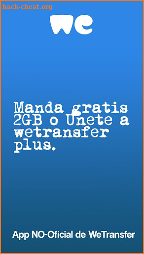 WeTransfer - Manda archivos gratis, app NO-Oficial screenshot