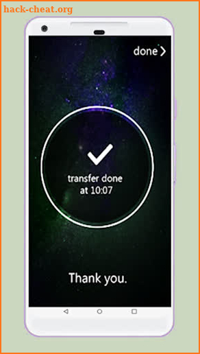 Wetransfer -Transfer all files Android Clue screenshot