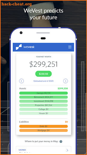 WeVest Financial Planning & Advisor screenshot