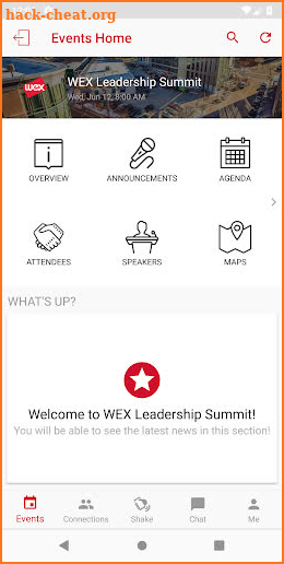 WEX Leadership Summit screenshot