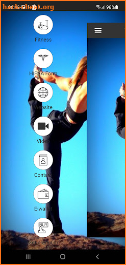 Weyda fitness screenshot