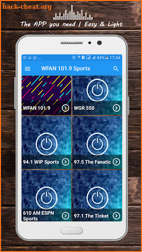 WFAN 101.9 Sports Radio App screenshot