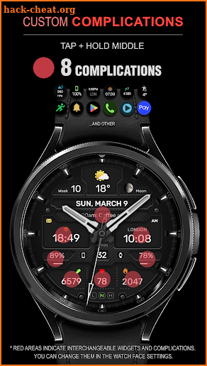 WFP 133 Brutal watch face screenshot