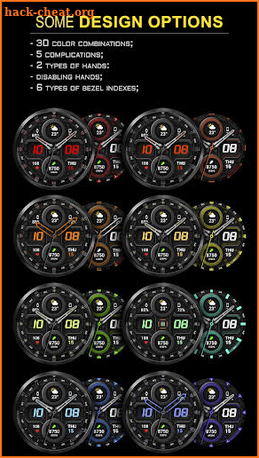 WFP 135 Hybrid watch face screenshot
