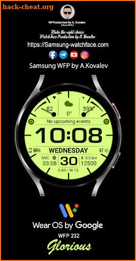 WFP 232 Glorious Watch Face screenshot