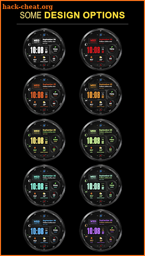 WFP 245 Digital watch face screenshot