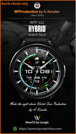 WFP 322 Hybrid Watch Face screenshot