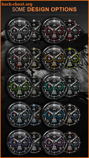 WFP 325 Modern watch face screenshot