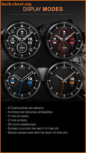 WFP 326 Hybrid watch face screenshot
