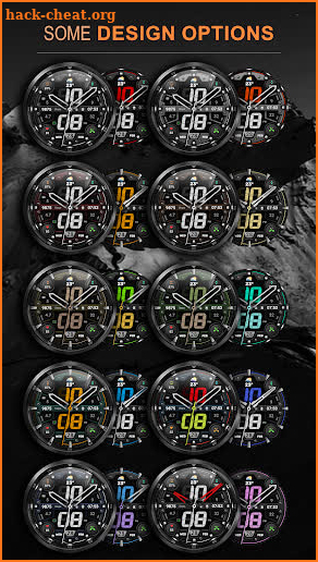 WFP 328 Modern watch face screenshot