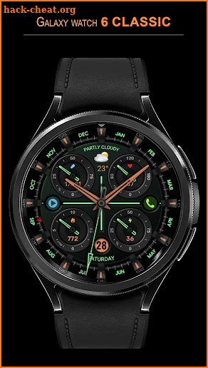 WFP 340 Ultra watch face screenshot