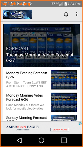 WFRV Storm Team 5 Weather screenshot