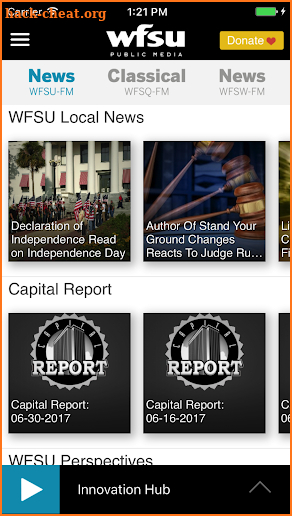 WFSU Public Radio App screenshot