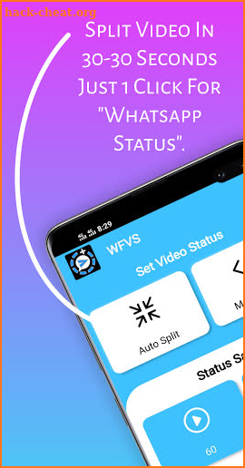 WFVS | Video Splitter For WhatsApp | Status Save screenshot
