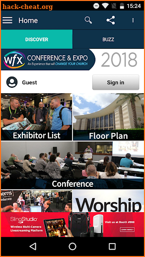 WFX Digital Event Guide screenshot