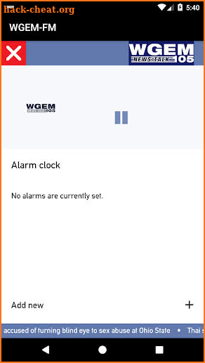WGEM-FM Newstalk 105 screenshot