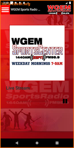 WGEM SportsRadio screenshot