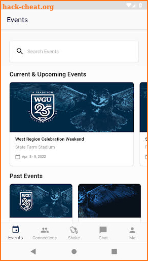 WGU Event screenshot