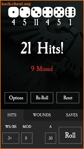 WH40K: Dice Companion (8th Edition) Ad-Free screenshot