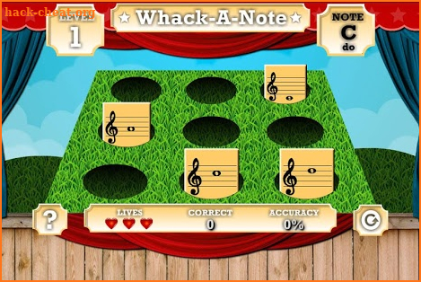 Whack A Note (Read Music Note) screenshot