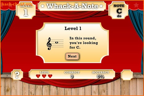 Whack A Note (Read Music Note) screenshot