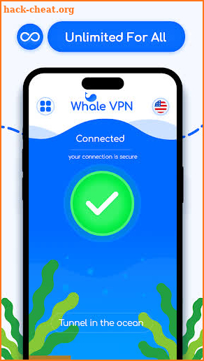 Whale VPN - Safe , Fast Tunnel screenshot