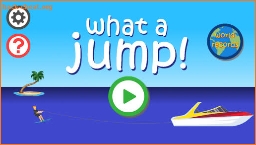 What a jump - free water skiing game screenshot