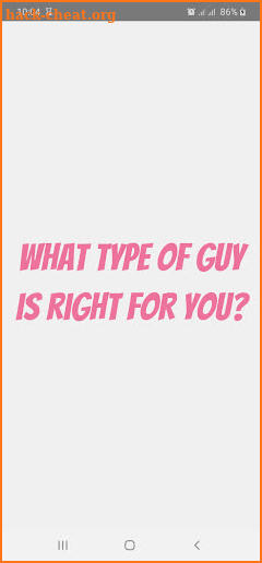 What Guy is Right For You? screenshot
