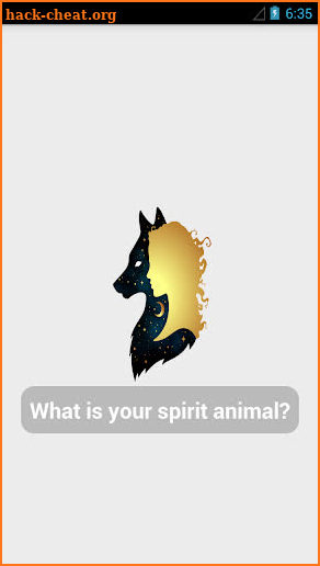 What is your spirit animal? screenshot