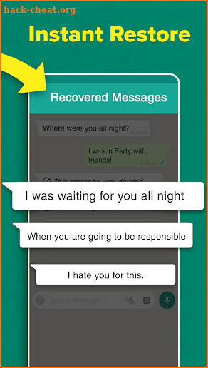 What Recover Deleted Messages & Media for whatsapp screenshot