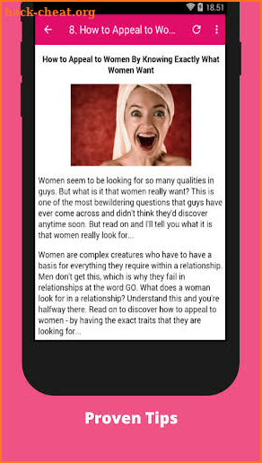 What Women Want in Relationship screenshot