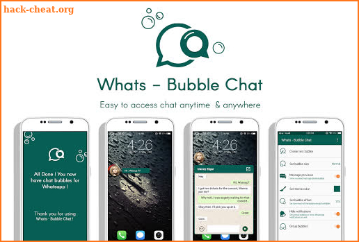 Whats - Bubble Chat screenshot