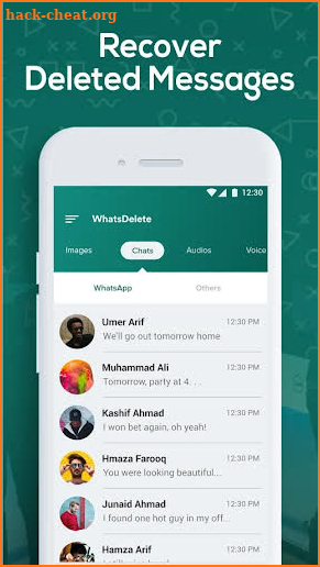 Whats Deleted : Recover Deleted Messages WhatsApp screenshot