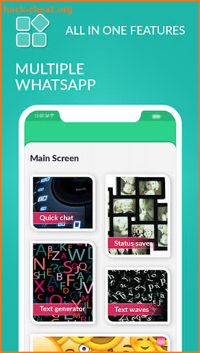 Whats web scanner, Status Saver, Chat Templates screenshot