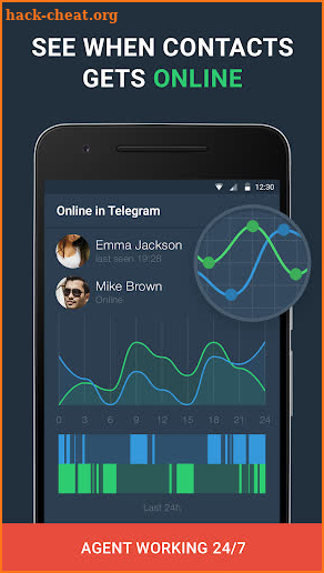WhatsAgent Online Activity Tracker screenshot
