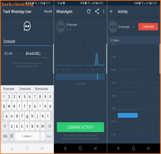 WhatsAgent - Premium Tracker & Analyzer screenshot