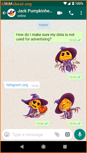 WhatsApp Stickers - Halloween screenshot