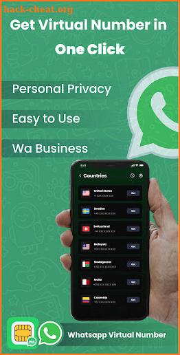 Whatsapp - Virtual Number Esim screenshot